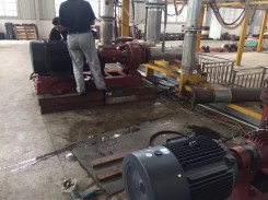 化工泵(beng)使用現場